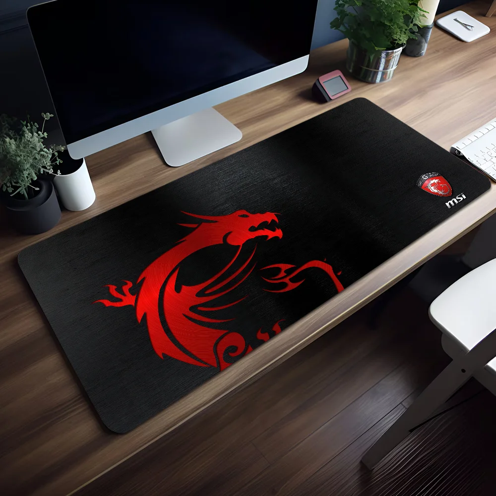 New Cool Ganer Large M-MSI Dragon Mouse Pad Game Non-slip Rubber Gaming Large Mousepad HD Printing Desk Mat Office MouseMat