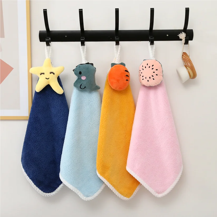 

Hand towel household super absorbent towel children's hand towel pure cotton baby hand towel