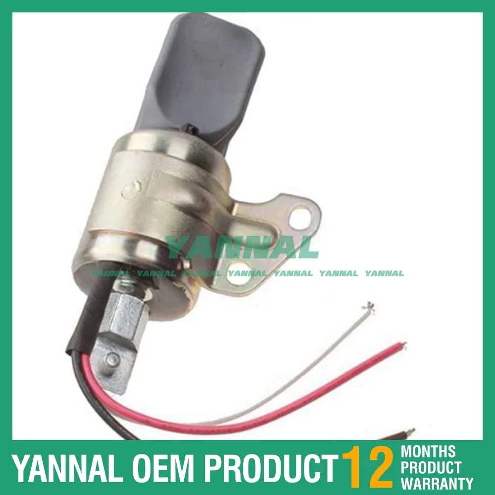 

Stop solenoid 17520-60012 12V For Kubota D722-E3B D722 1756ES WOODWARD Solenoid