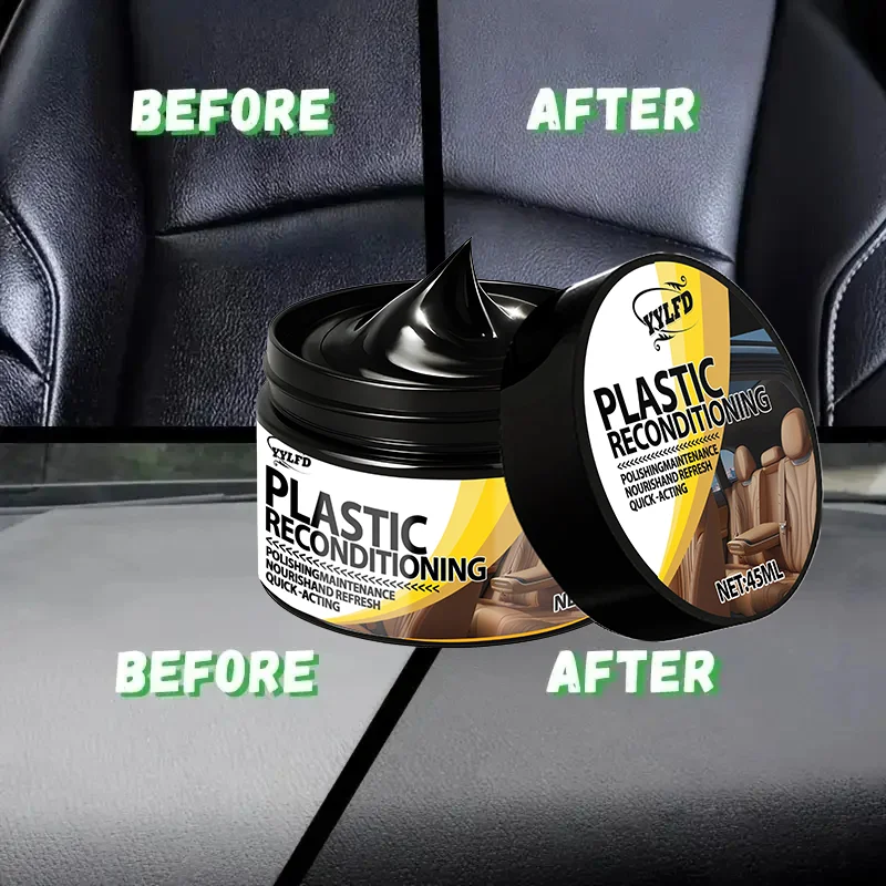 自動車用プラスチック補修剤 - 内装・外装プラスチック磨きワックス、傷補修・老化防止クリーム、タイヤにも最適