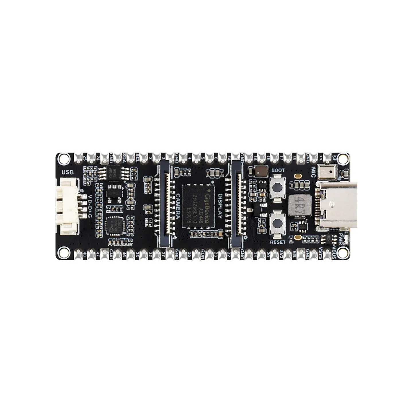 ESP32 P4 Development Board, HMI Function, DSI Display, CSI Camera Interface, Audio Input, GPIO Pins