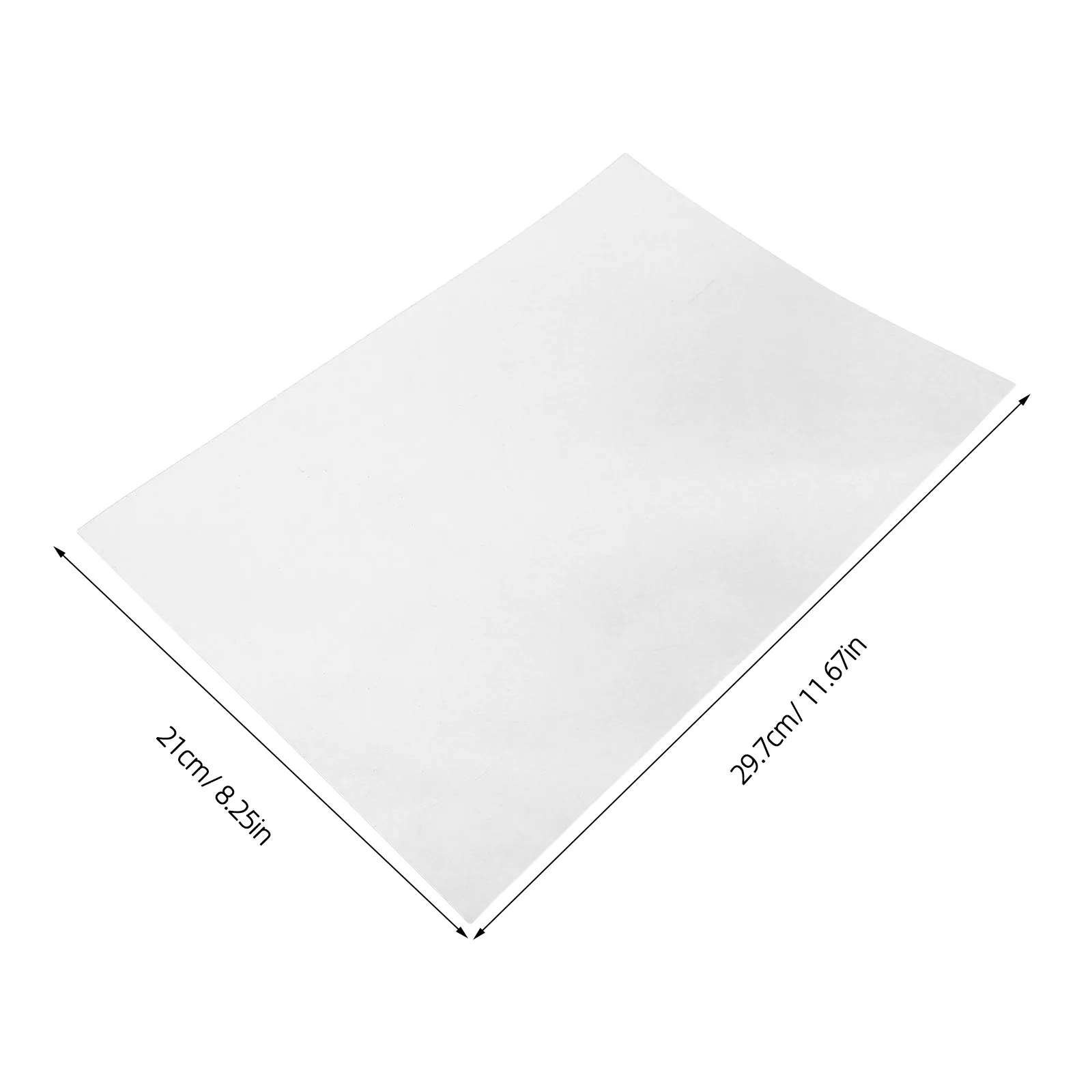 10Sheets High Transparency Double Sided Adhesive Sheets Clear Mounting Film for Medals Badges Certificates School Awards