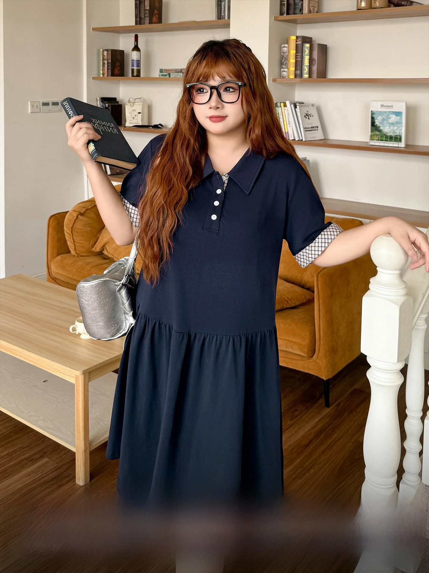 

Женское летнее платье больших размеров с завышенной талией, из хлопка, с коротким рукавом, вышивкой и буквенным принтом, скрывающее недостатки фигуры, в повседневном стиле