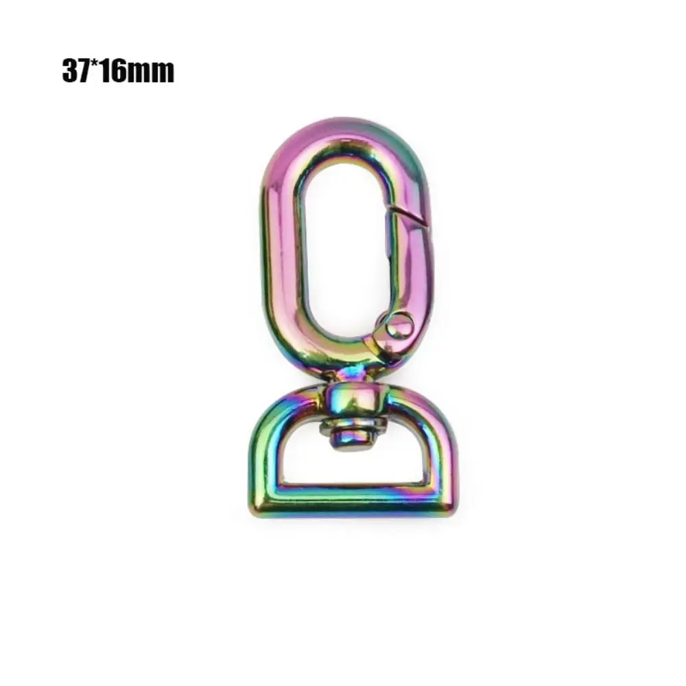 Zinc Alloy Plated Gate Buckle High Quality Multicolors 10/12mm Purses Handbags Carabiner Snap Hooks Outdoor Tool