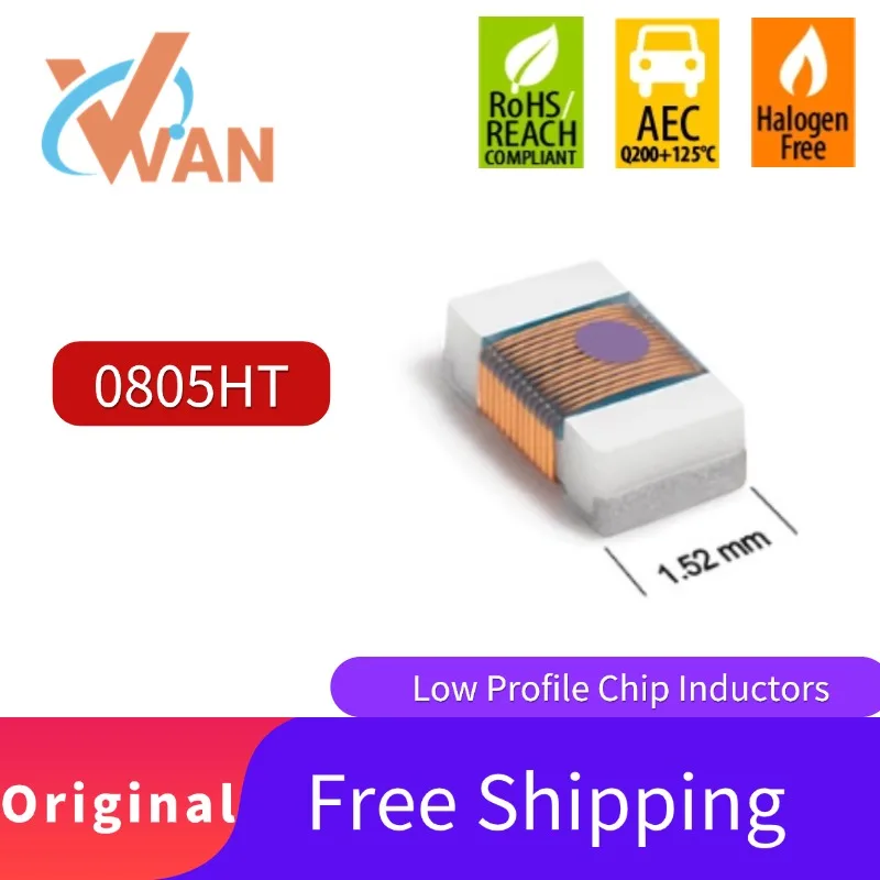 0805HT-15NTGLC 0805HT-15NTGLB 15NH sensor Low Profile Chip Inductors original SMD,0805HT 0805HT-15N 10PCS