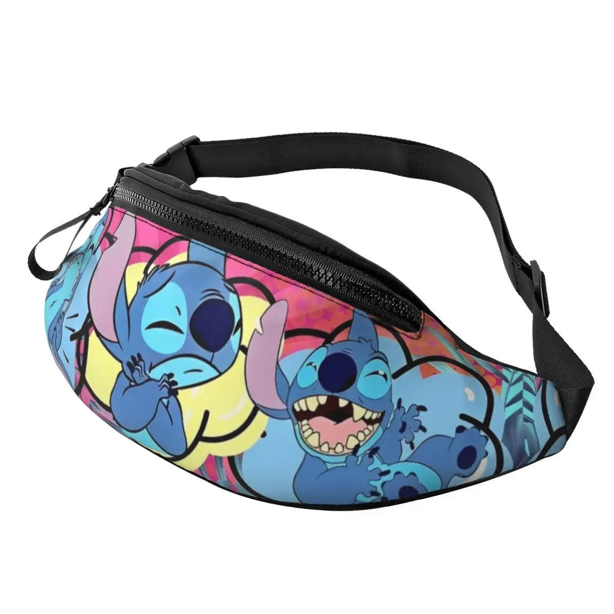 

Маленькие сумки на ремне с героями мультфильмов Лило Стич, рюкзак на ремне через плечо, спортивные рюкзаки на открытом воздухе, модный пакет