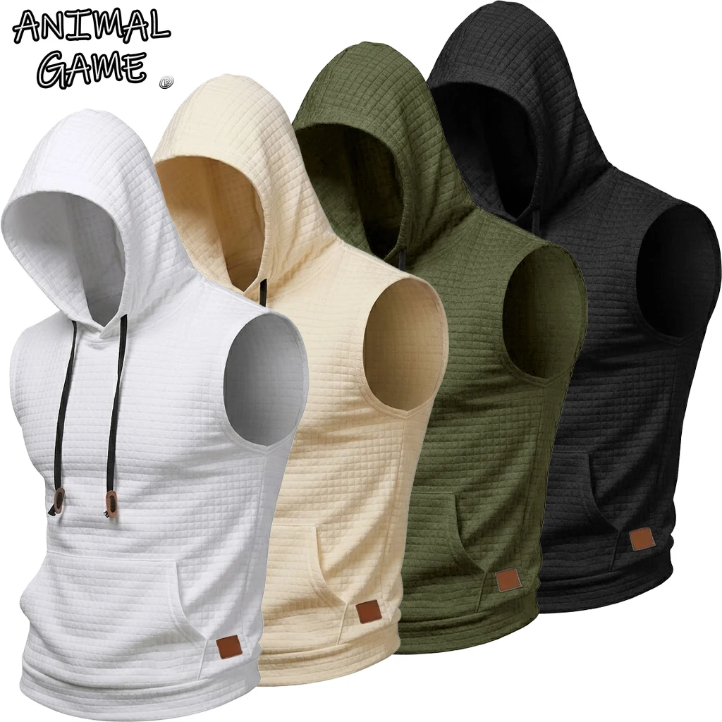 Camisetas Sem Mangas Leves para Academia, Camisetas Masculinas para Uso Diário, Hoodies para Homens, Camisetas de Trabalho, Roupas de Luxo, Tops de Fi
