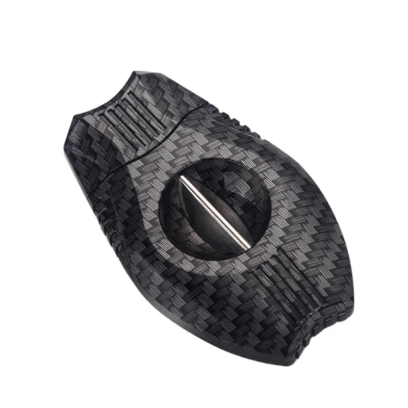 Cigar Cutter Stainless Steel Cigar Scissors Smoke Scissors Double Blade Cuban Cigar Scissors V-shaped Household view 4