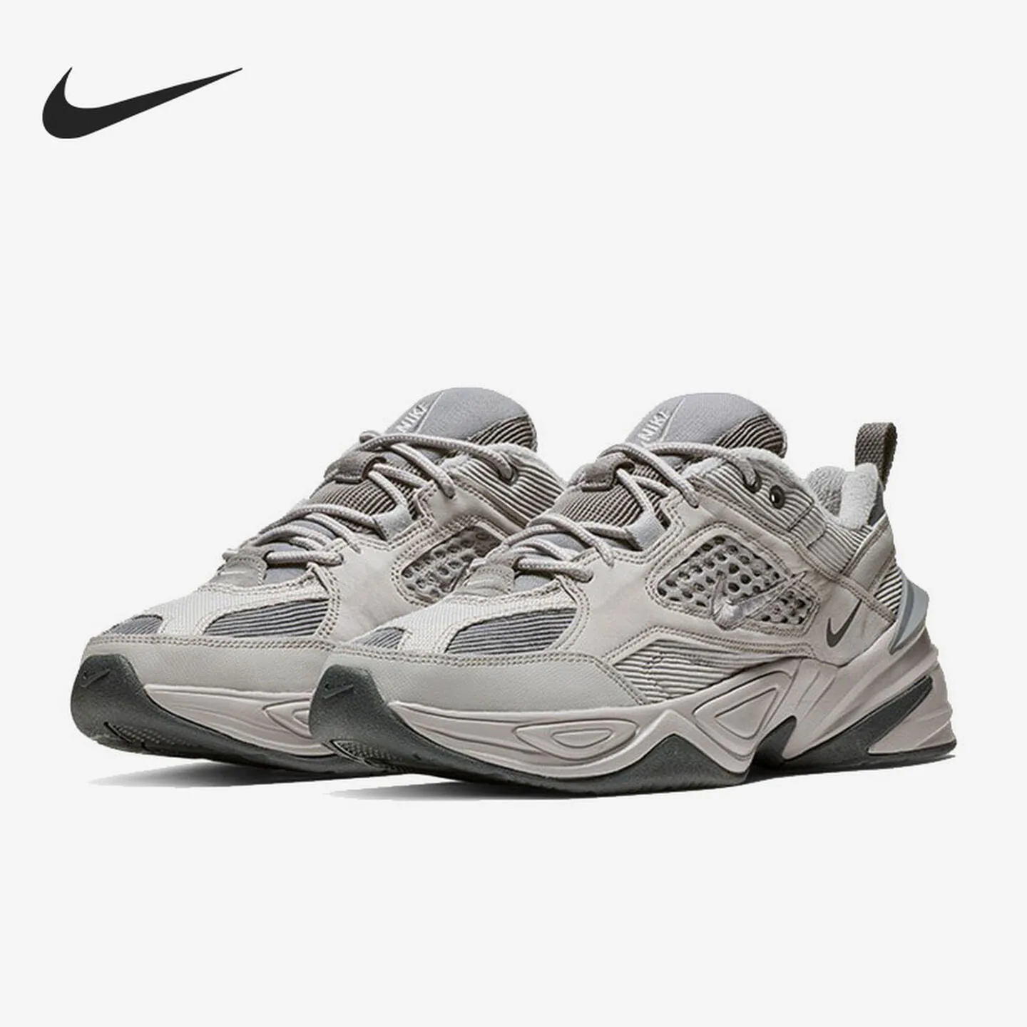 

Nike M2K Tekno SP Low-Top Shoes For Men In Smoky Gray Casual Sports Shoes Versatile Non-slip Durable Running Shoes BV0074-001