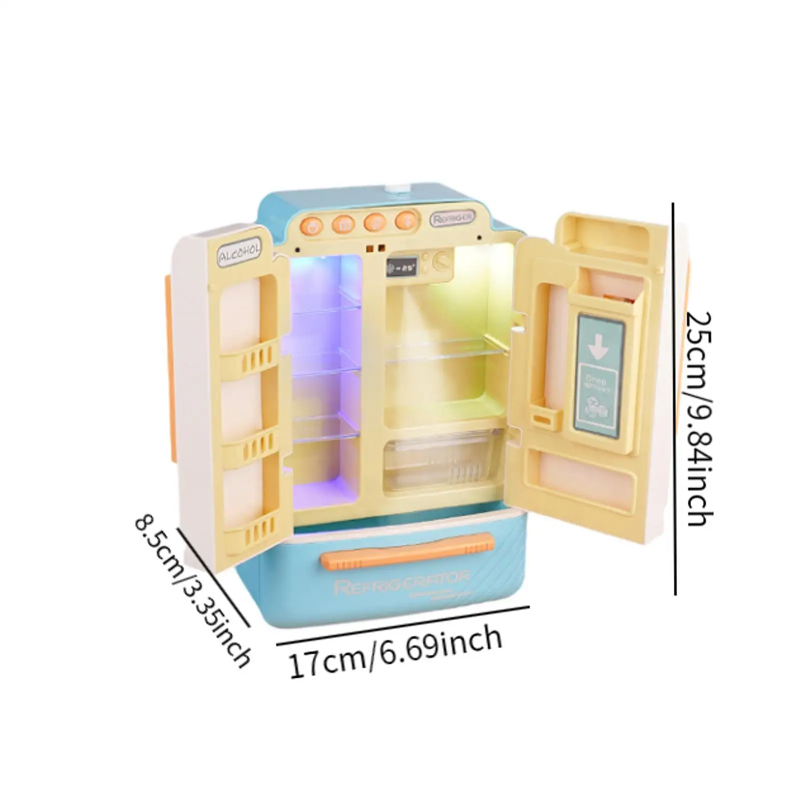 Children Pretend Play Toy Gifts Portable Kitchen Playset for Kids Boys Girls