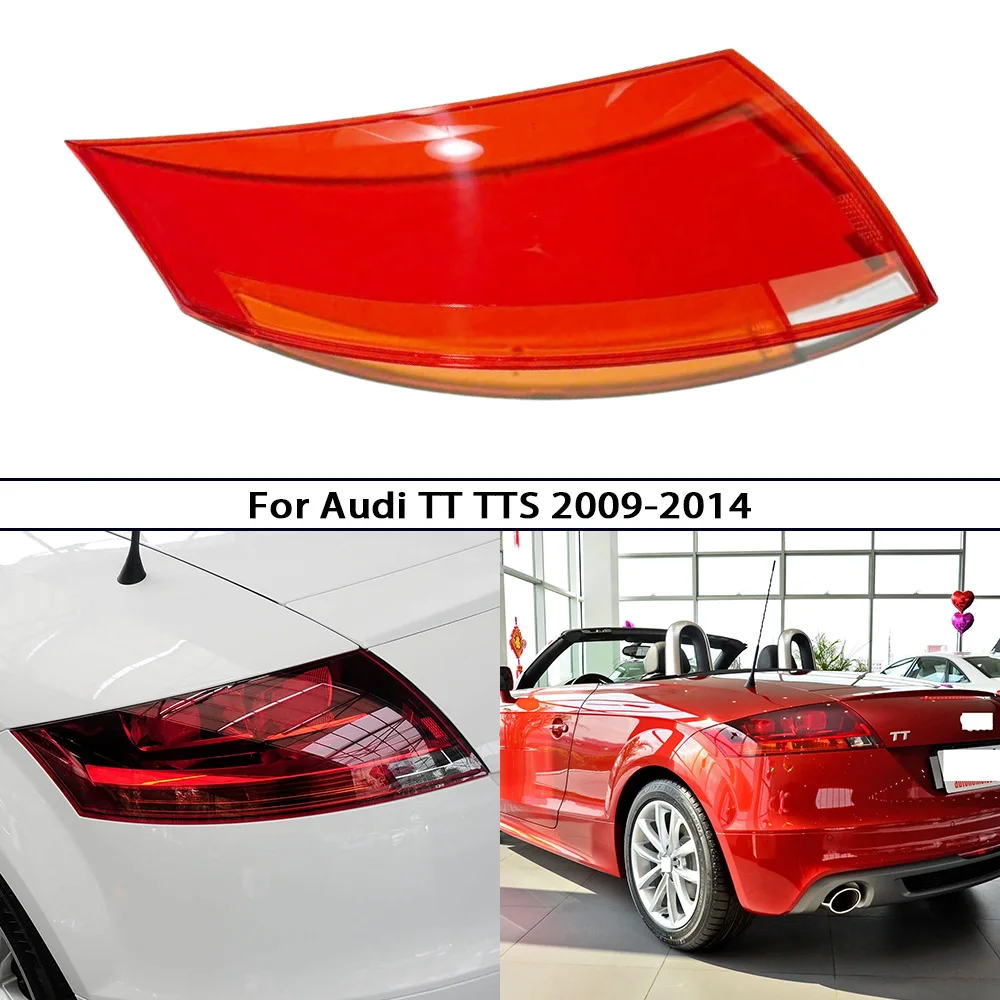 

For Audi TT TTS 2009-2014 Rear Outer Taillight Shell Tail Lamp Cover Brake Lights Mask Replace The Original Lampshade