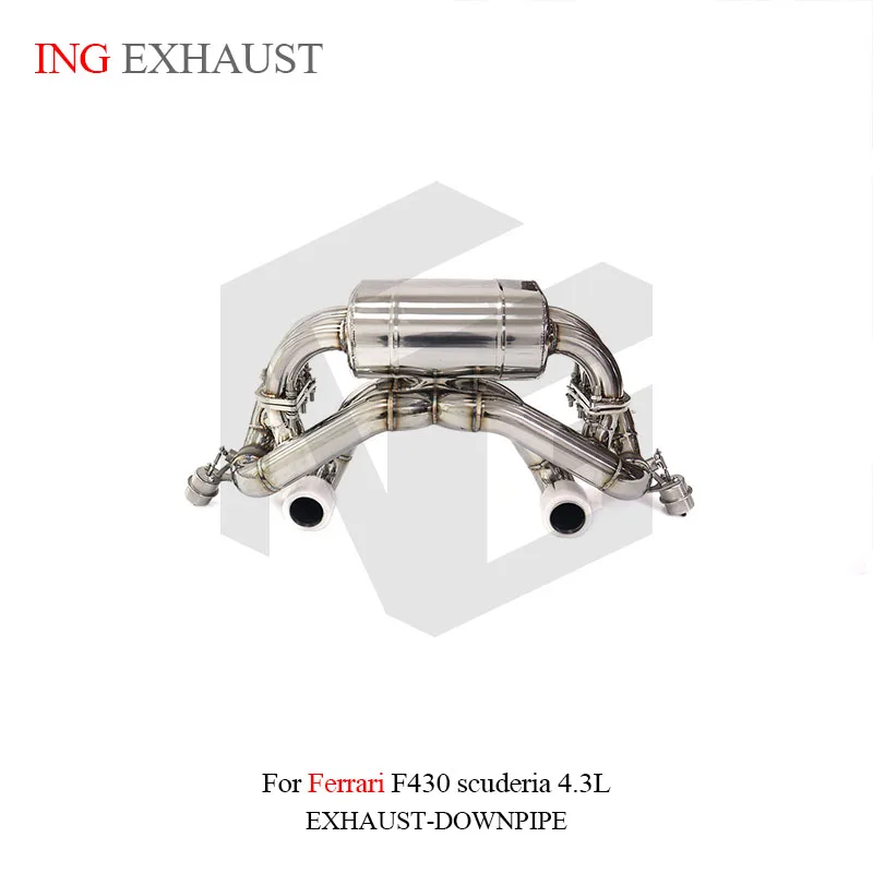 

ING stainless steel Vacuum Valve Catback for Ferrari F430 scuderia 4.3L Control Muffler Performance Exhaust System