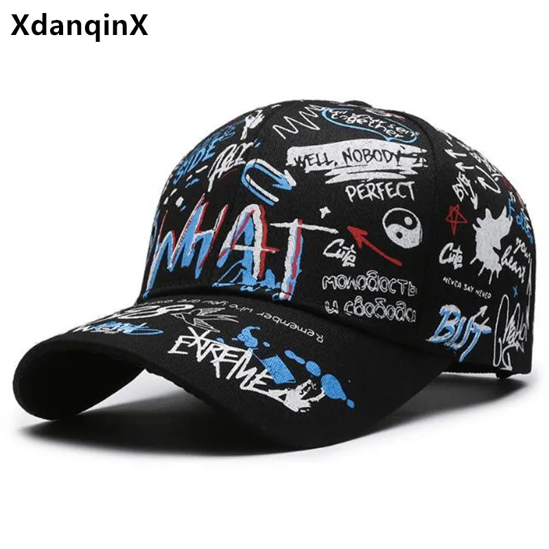 

Fashion Graffiti Caps For Men And Women Personality Trendy Hip Hop Hat Cotton Baseball Cap Camping Party Hat Snapback Cap Unisex