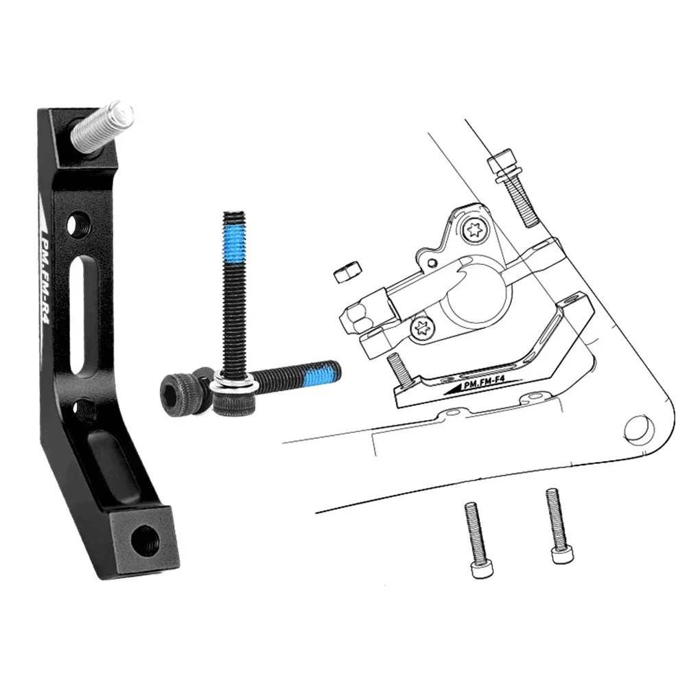 Road Bike Bike Disc Brake-Caliper Adapter Flat Mount To Post Mount F140/F160/R140MM For Flat Mount To Post Mount FM To PM