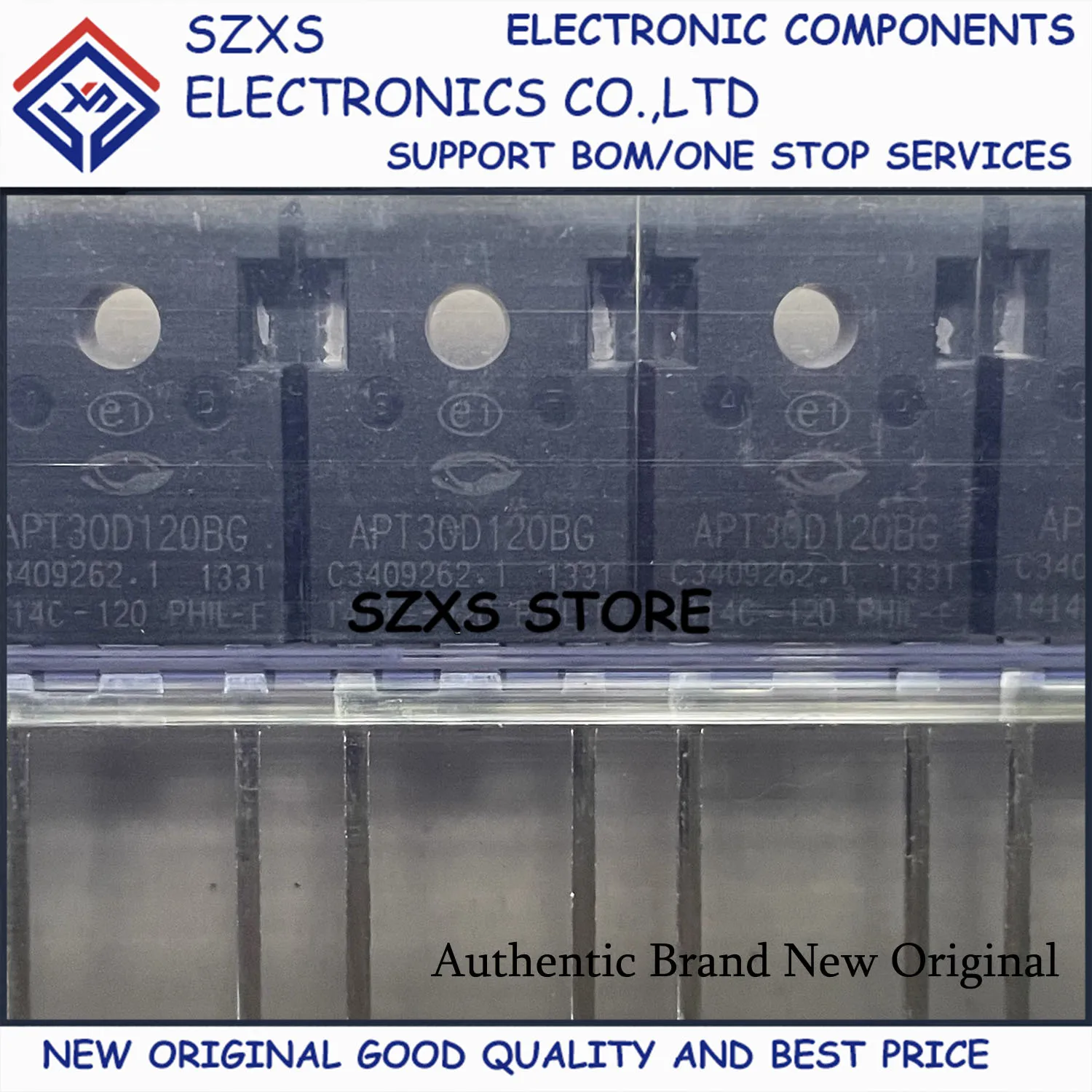 New Original 10Pcs APT30D120BG APT30DQ120BG TO-247 1200V 30A Ultrafast Recover Diode In Stock Electronic Components Good Quality