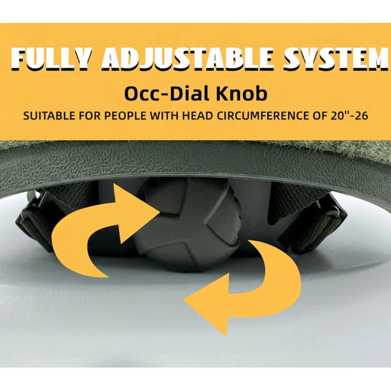 Adjustable Tactical Helmet with Helmet Cover, PJ Type Tactical Multifunctional Protective NVG Mount for Cosplay Hunting Shooting