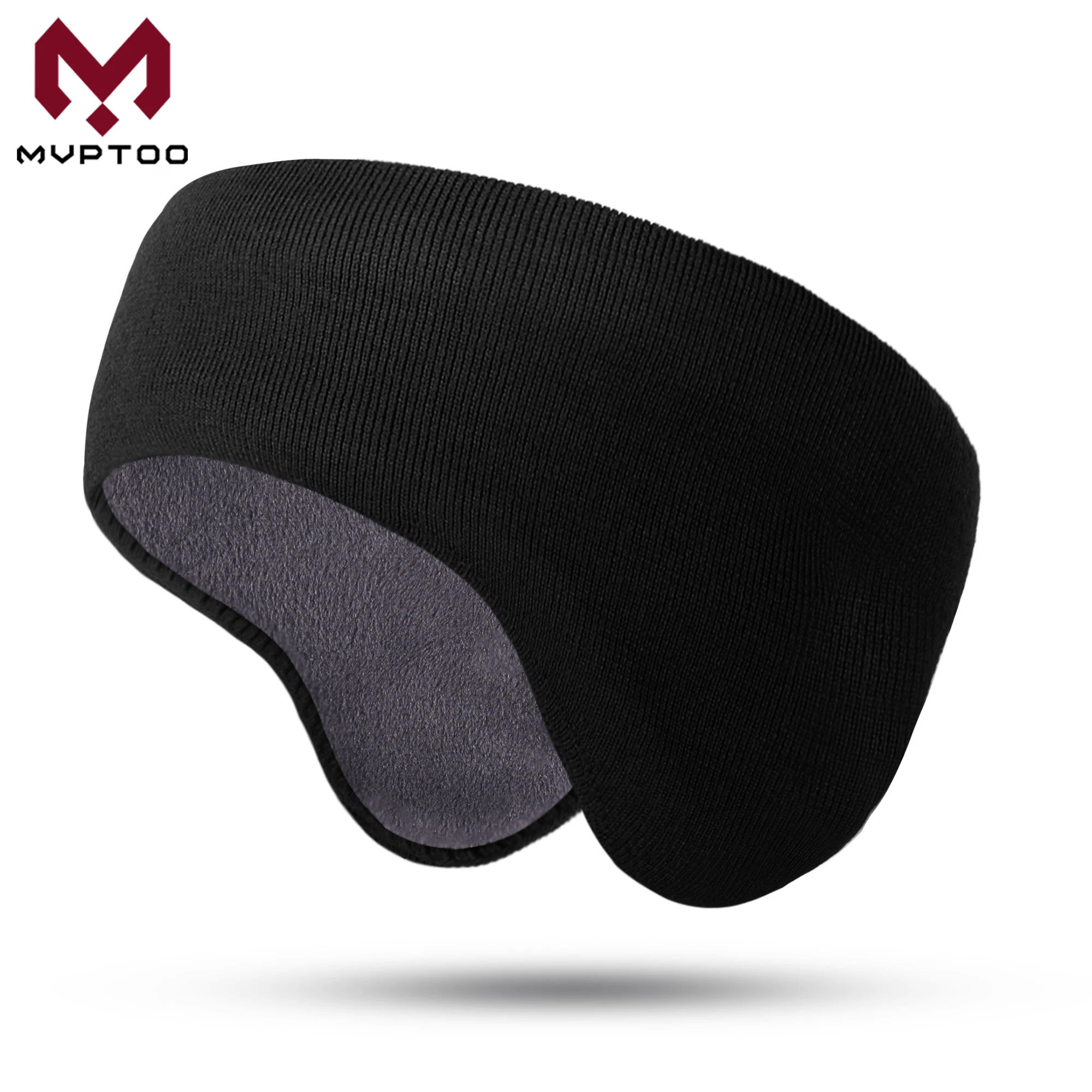 

Winter Fleece Bandana Double-layer Ear Warmers Windproof Ski Headbands Outdoor Sport Running Yoga Gym Cycling Snowboard Headwear
