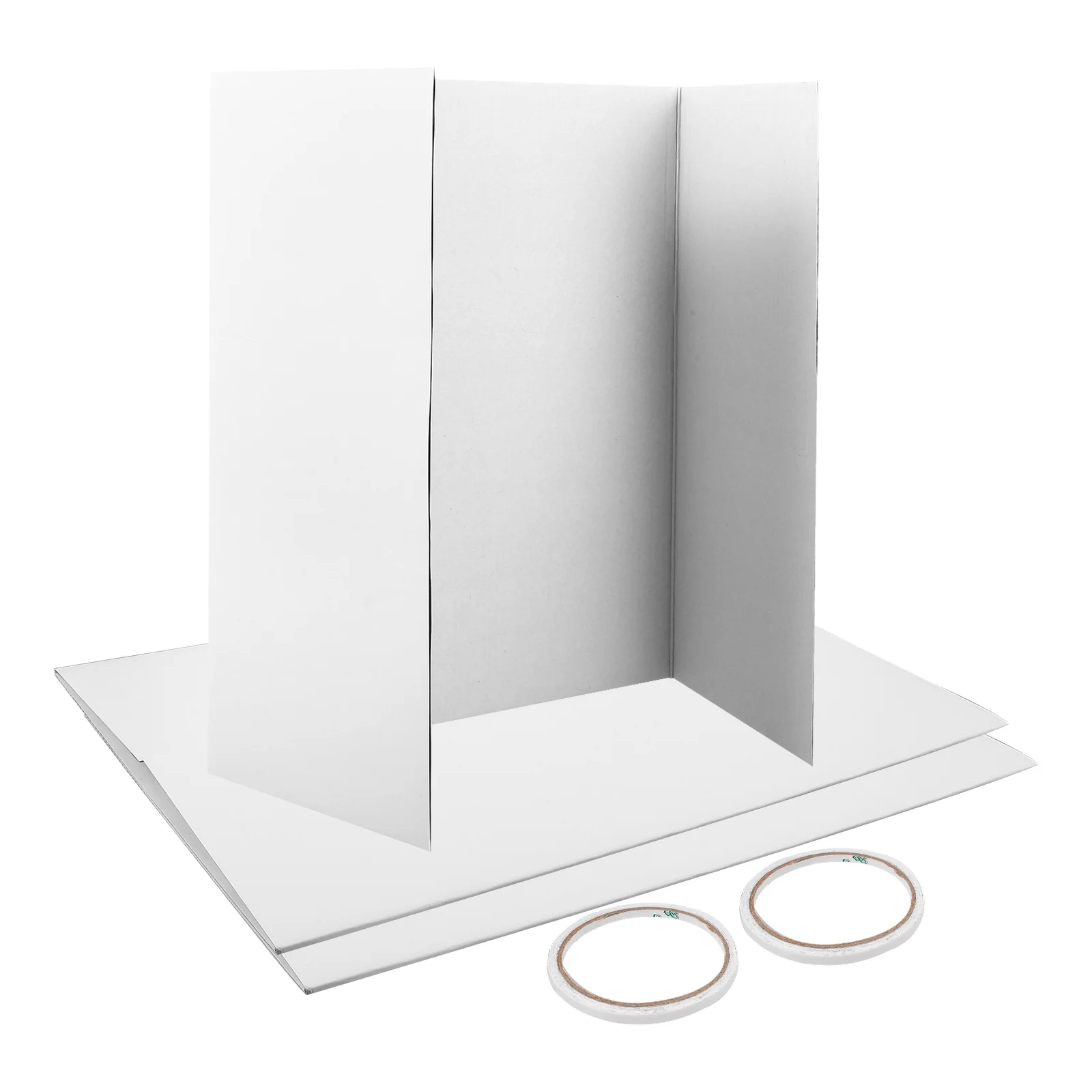 Trifold Poster Board Presentation Supplies Folding Display Corrugated Cardboard