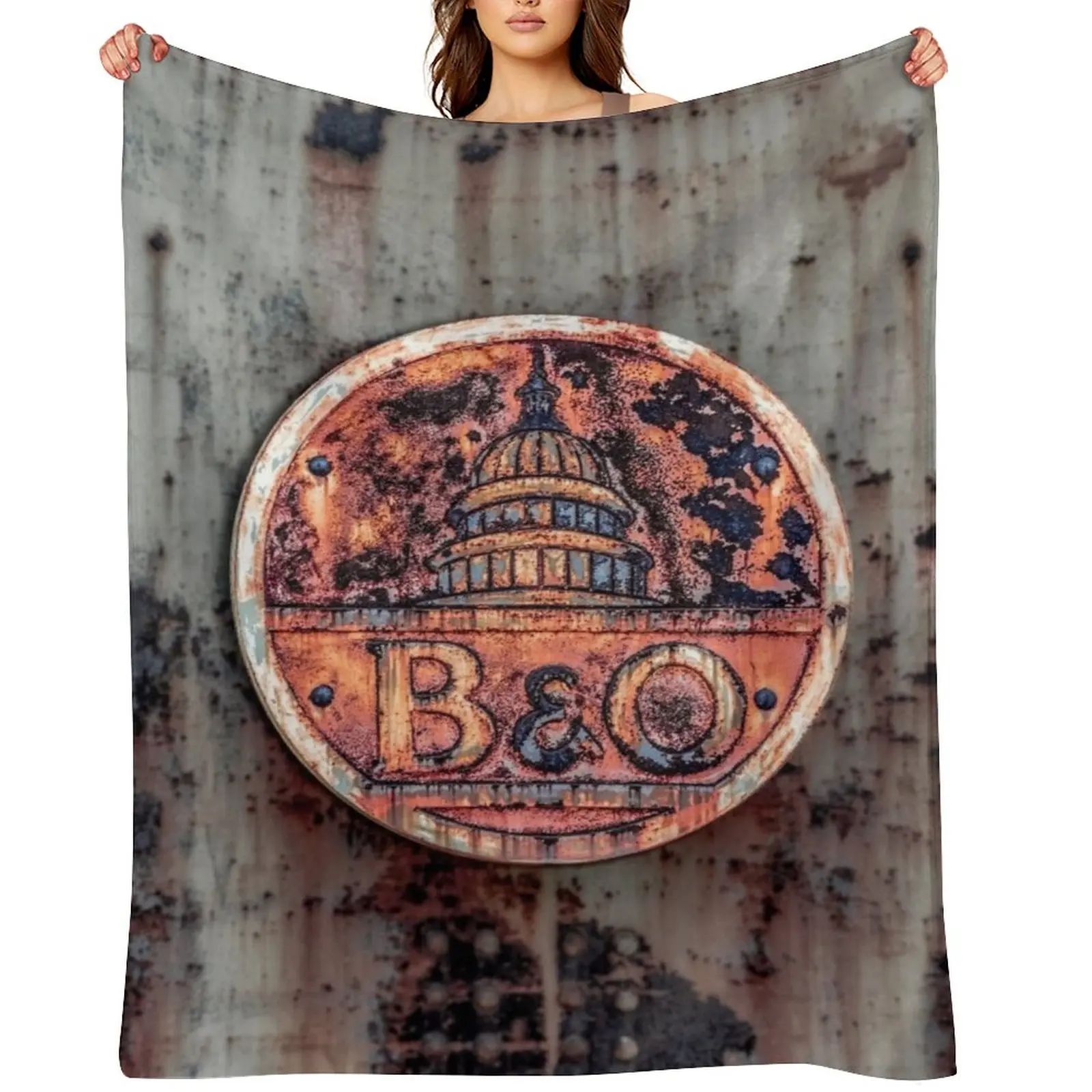 Rusted B&O Throw Bl…