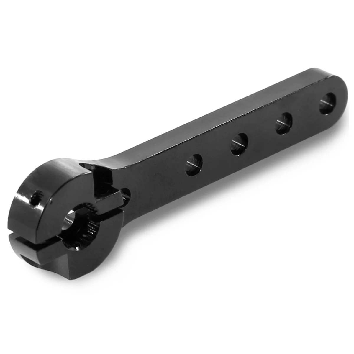 AA02 Metal 25t Steering Arm Servo Horn for 1/10 RC Crawler Axial Scx10 Trx4 -6 Parts Black