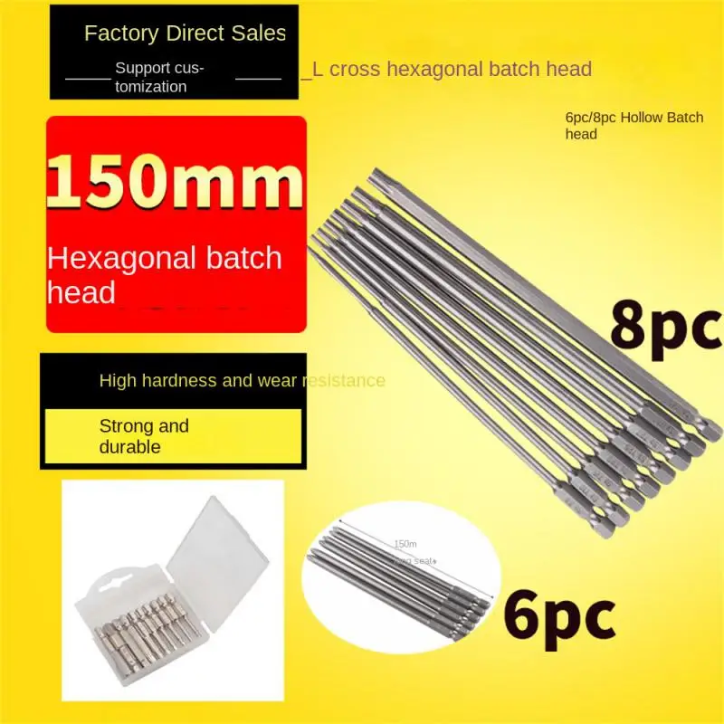 11PCS Torx Security Bit Set S2 Steel Magnetic Security Screwdriver Set 150mm Star Screwdriver Set for Shark Vacuum