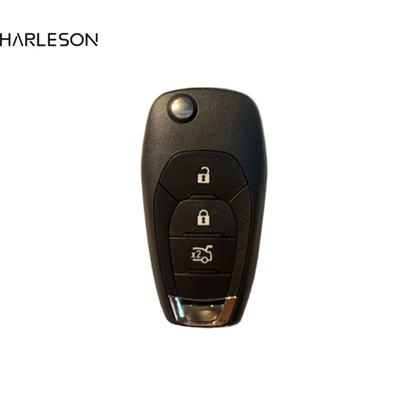 2  3 Button Aftermarket Flip Remote Car Key 4A Chip 433Mhz for Chevrolet Trax Spark Sonic 2021 Cruze 2015 Car Remote Key