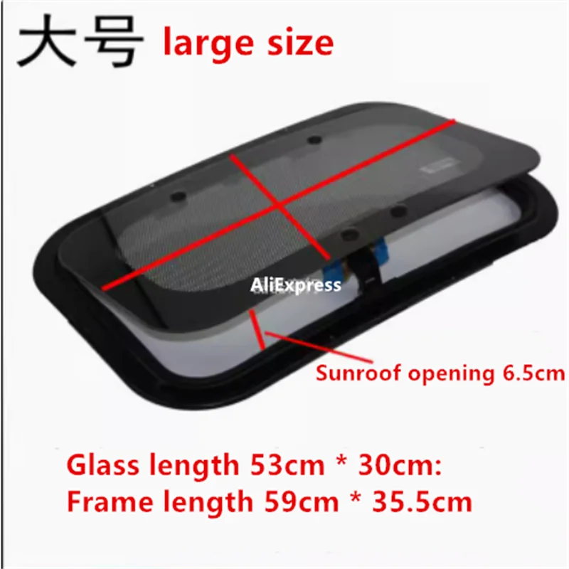 untuk Mobil Listrik, Sunroof Manual Universal Roda Tiga Listrik