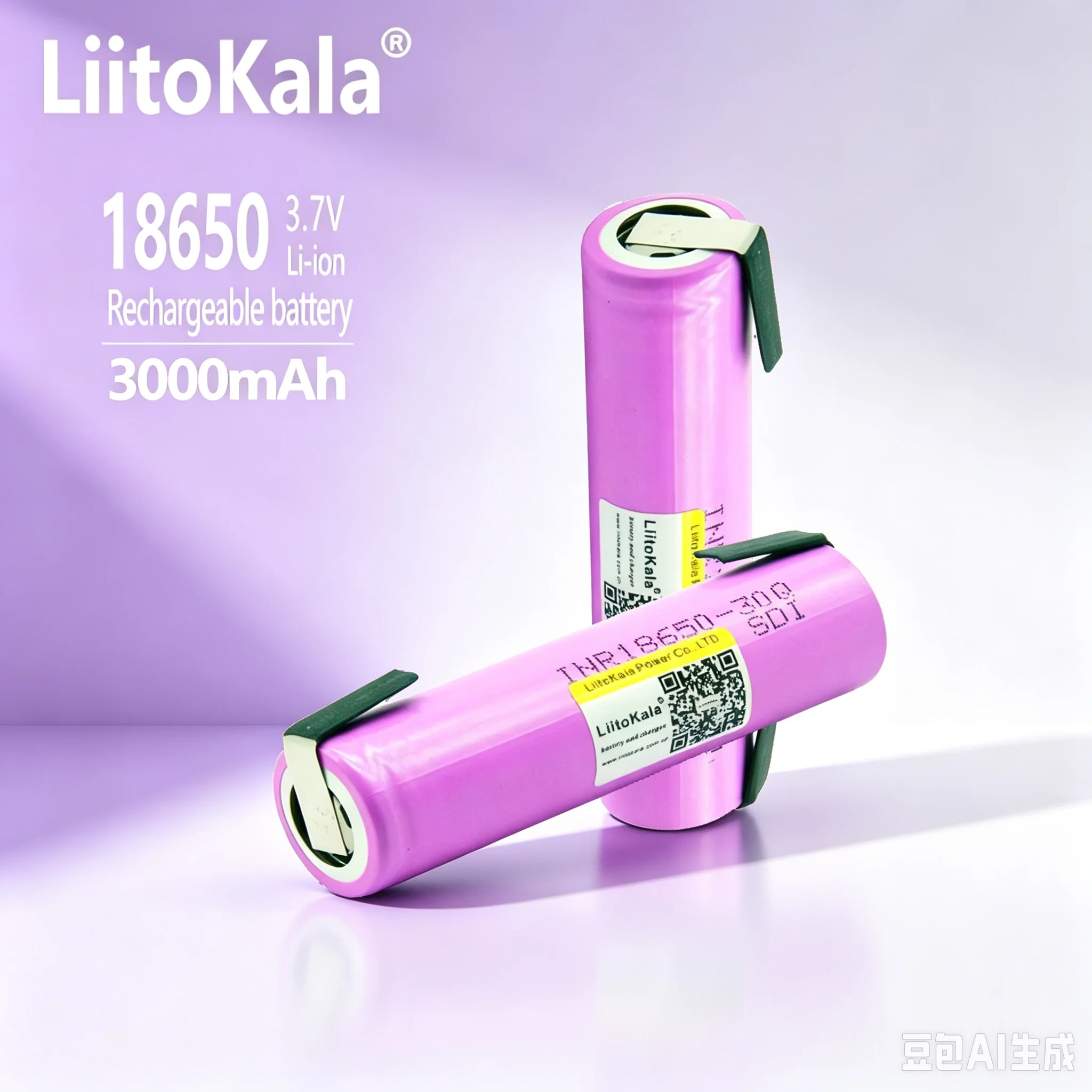 Litokala Original 18650 Battery INR18650 30Q 20A 3000mah Discharge Li-ion Rechargeable 18650 Battery