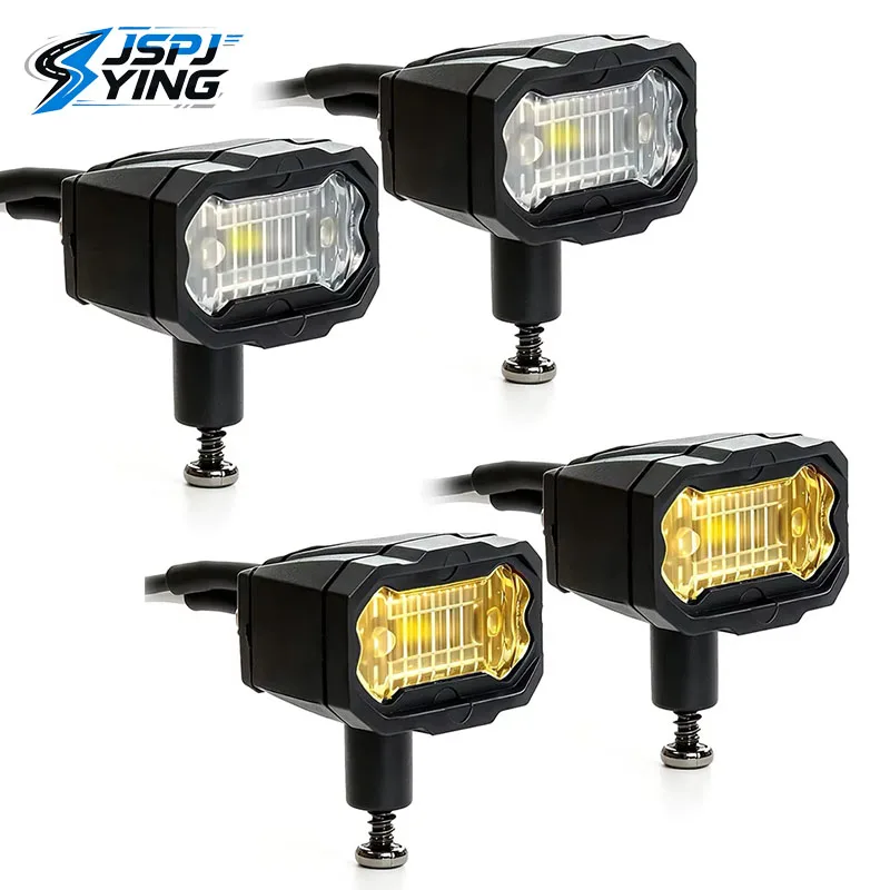 Simulation RC Roof LED Spotlight Headlight, Bright Search Light Mod Parts Fit 1/8 1/10 traxxas TRX4 TRX6 Axial SCX10 MK07 Gen8 R