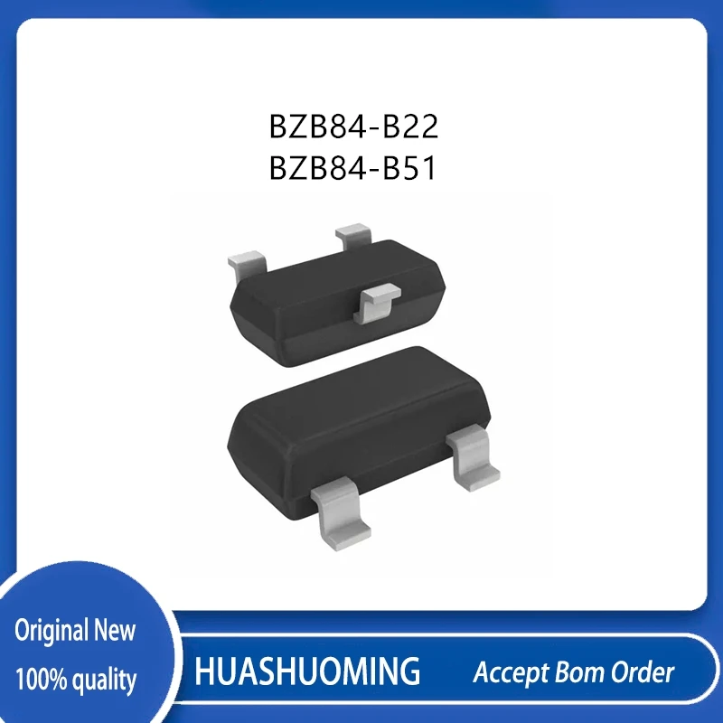 100Pcs/Lot  BZB84-B22 BZB84-B51  SOT-23