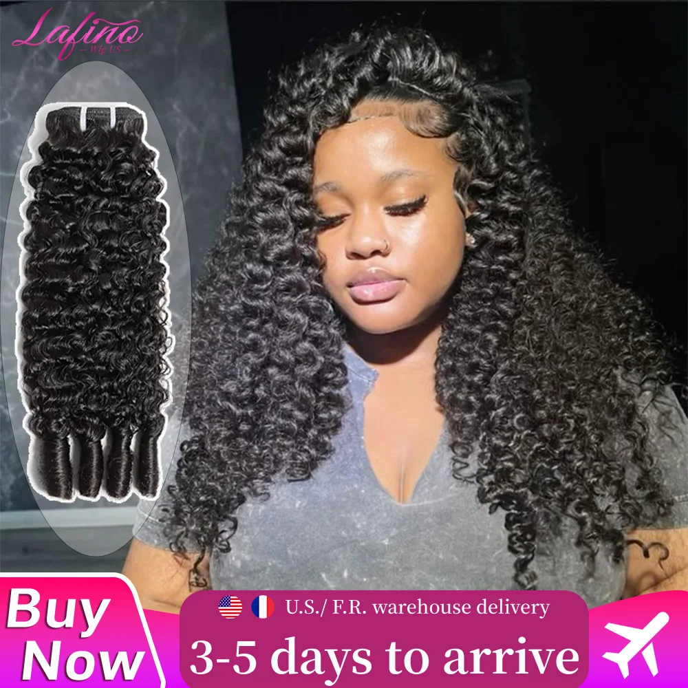 

Burmese Curly Human Hair Bundles 10-38 Inch Virgin Raw Hair Weave 1 or 3 Pcs Double Drawn Thick Ends Natural Black Genuine
