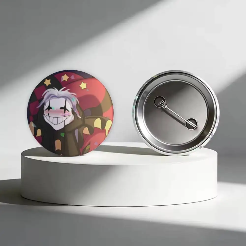 Game The Freak Circus Laser Badge Creative Pins Brooch for Bag Clothes Hat Decor Gifts Fans Collect
