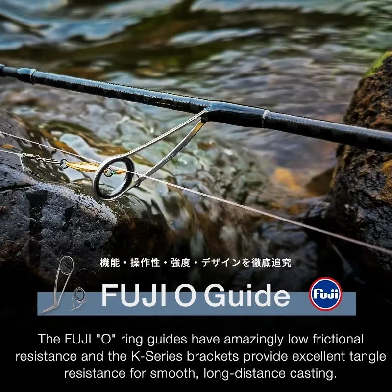 TSURINOYA DRAGON Light Game Spin Cast Rod 1.6m 1.8m UL FUJI دليل الكربون - Image 6