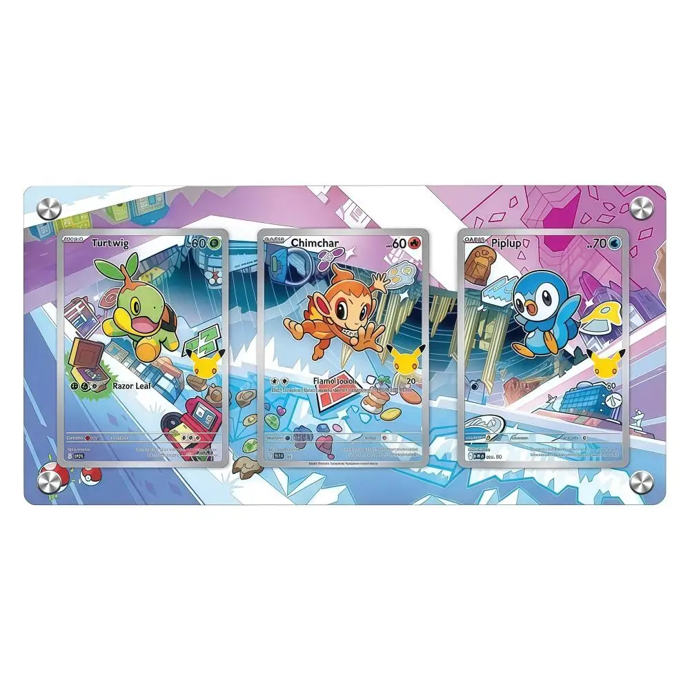 Ptcg Anime Squirtle Bulbasaur Charmander Card Extended Art Psa Display Case Collection Card Extended Painting Display Rack Gift view 4