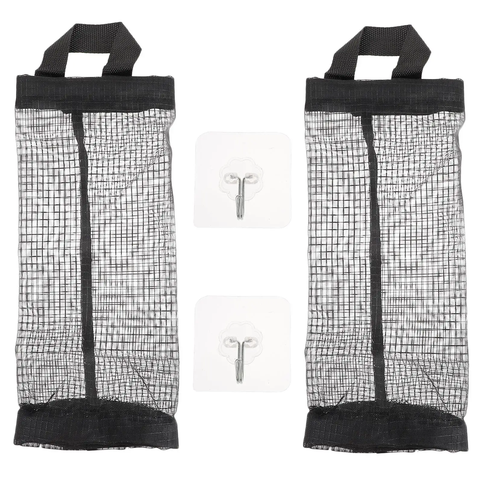 

2 Pcs Wall Hanging Storage Strong Cylinder Design Lightweight Kitchen Trash ganizers Garbage Bags Dispenser Bags Home