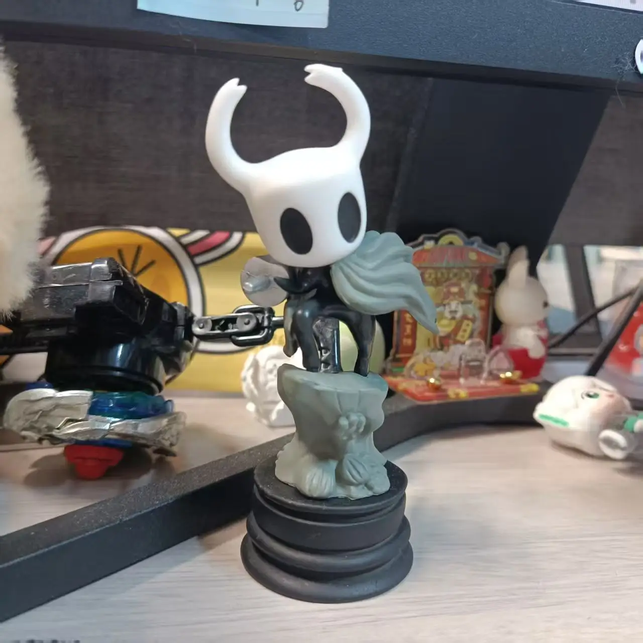 11,5 cm Gk Hollow Knight Battle Edition juego de escena periférico Anime muñeca figura de acción modelo adorno de escritorio Kit de modelismo juguete para regalo