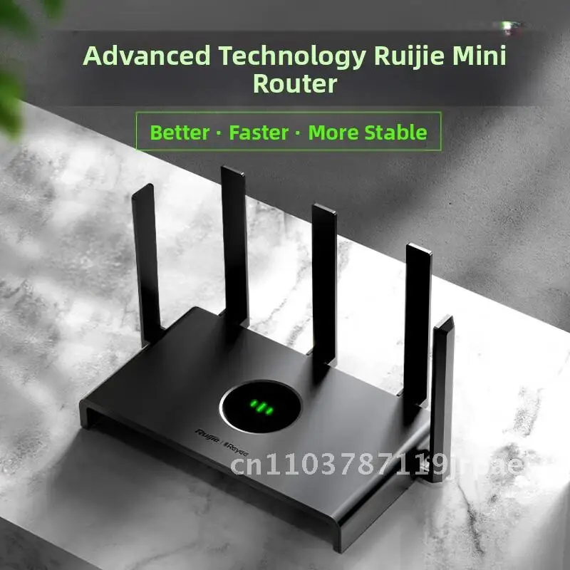 Ruijie RG-EW3000GX pro Dual WAN Port WiFi6 Gigabit Router 3000Mbps Dual-Frequency 2.4G/5G Wireless Home Network Router Black
