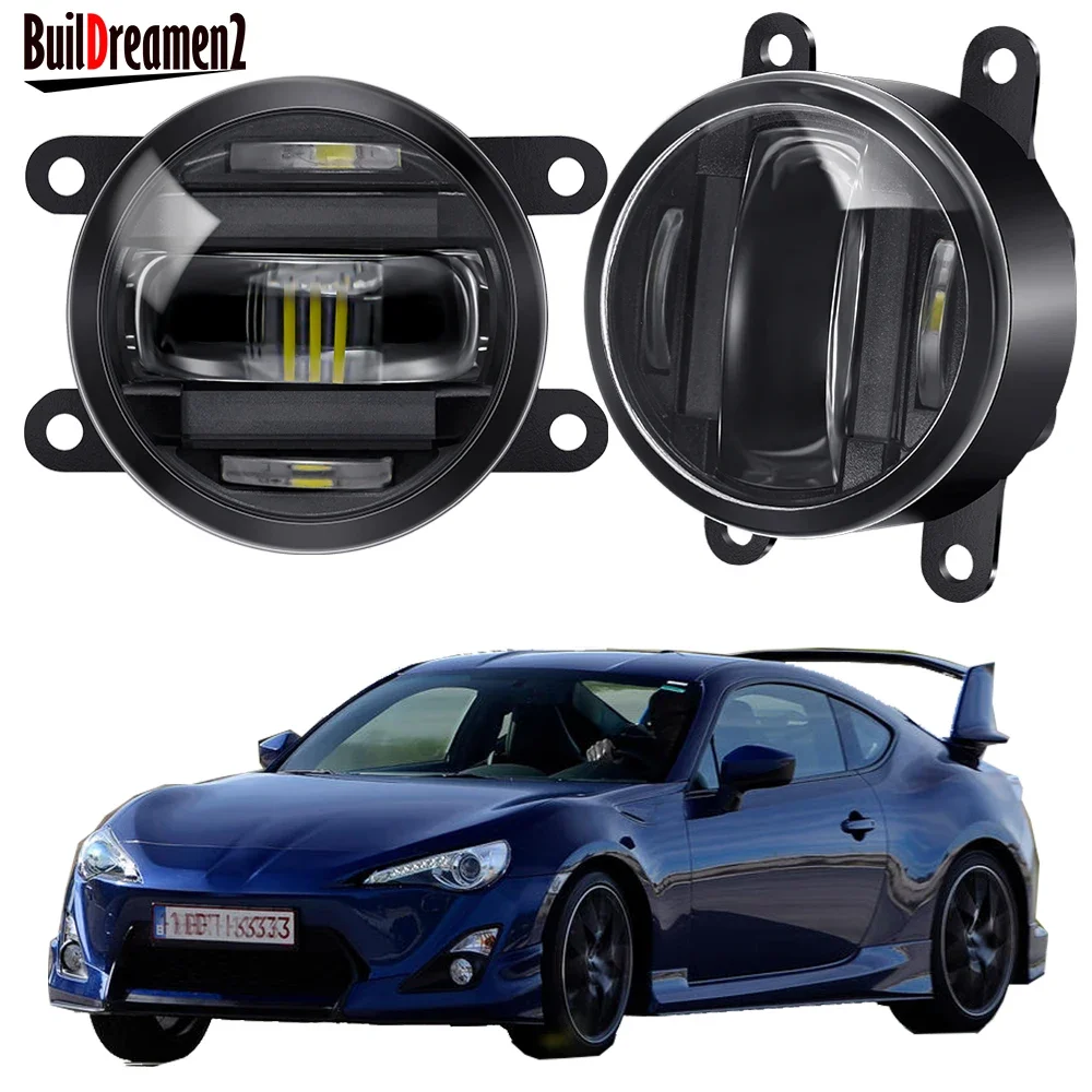 

2IN1 30W LED Fog Light Assembly with DRL Aluminum Car Fog Daytime Running Lamp For Toyota GT86 GT 86 2013 2014 2015 2016