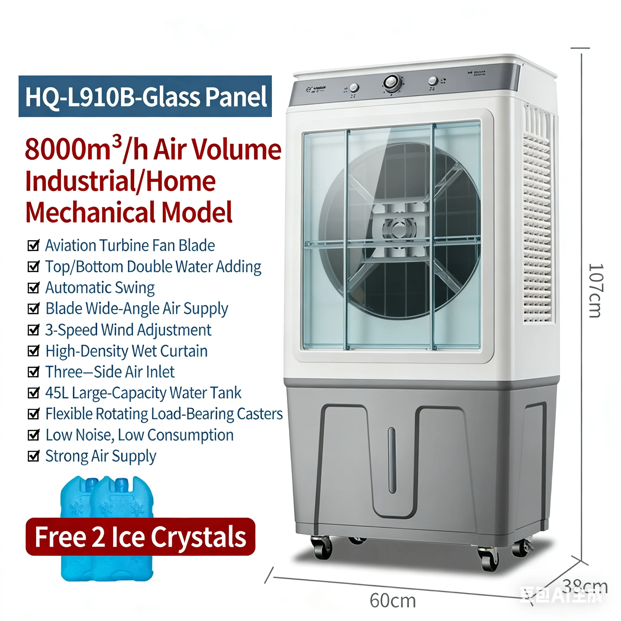 Arrival Home Portable Climatiseur Mini Ductless Air Conditioner Factory OEM Water Cooling Mobile Room Swamp Air Cooler