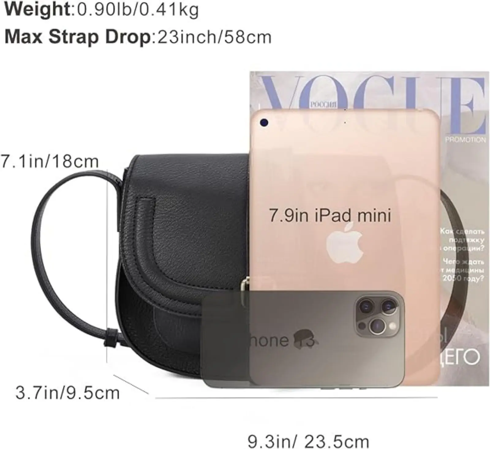 Nowe damskie torebki ze skóry Pu damskie wielofunkcyjne torby na ramię o dużej pojemności modne torby typu Crossbody dla pań torebka na telefon — zdjęcie 6
