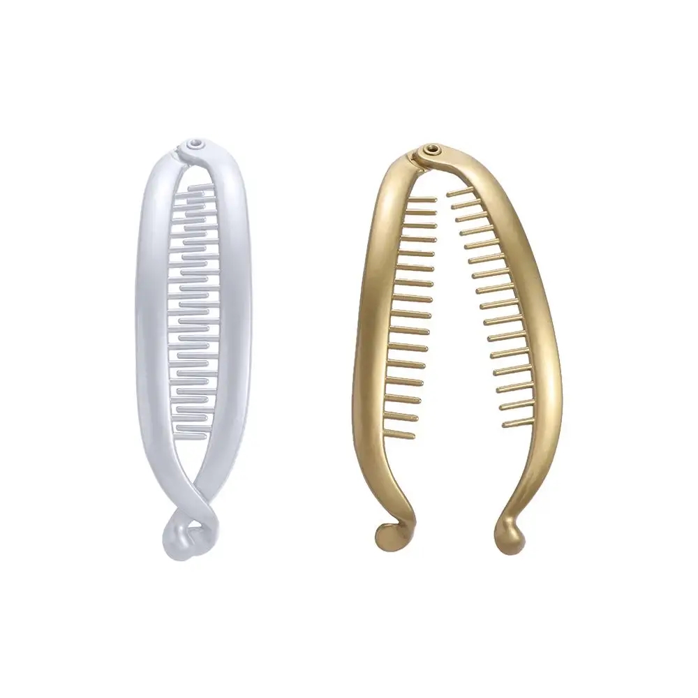 Fashion Fish Shaped Hairpin Ponytail Holder Barrettes Headwear Banana Clip Hairpins Styling DIY Hair Claws Clips Women