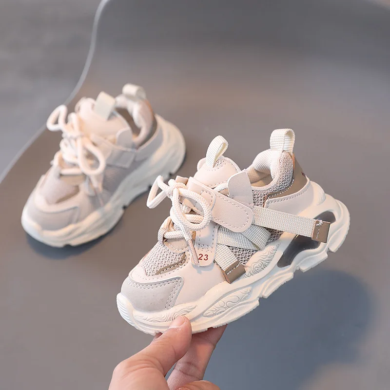 Spring Autumn Kids Sneakers Boys Girls Sport Shoes Fashion Mesh Breathable Kids Casual Shoes Toddler Boys Girls Running Sneakers