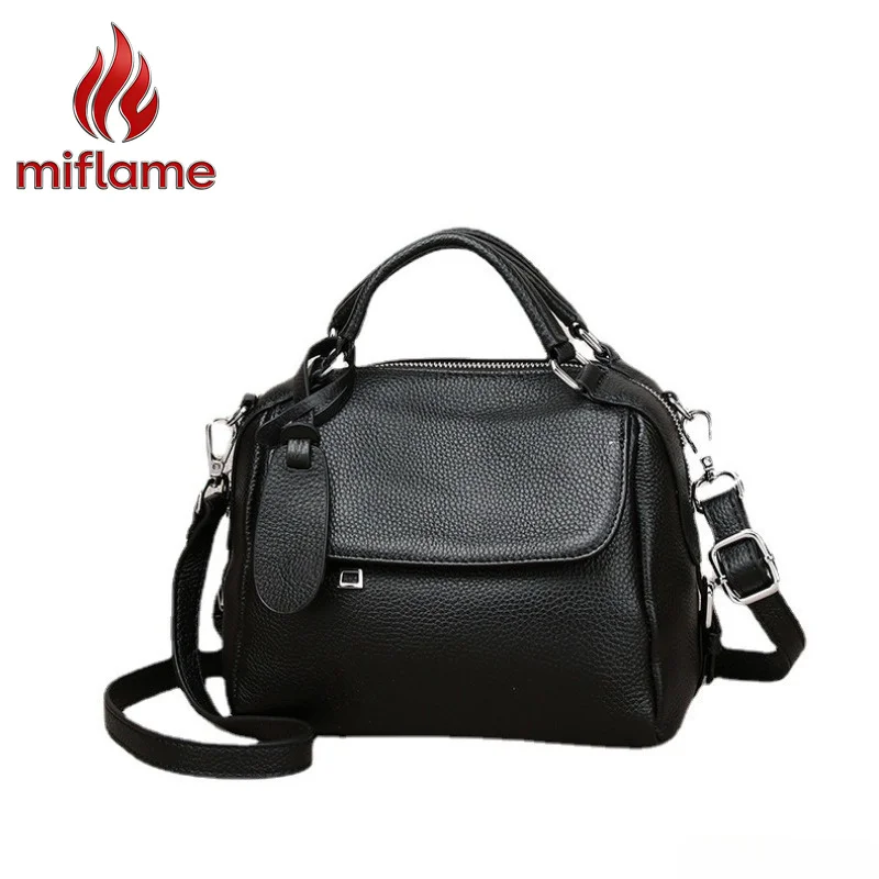Women's Shoulder Bag Luxury Top Grain Genuine Leather Crossbody Bag Top Handle Convertible Soft Retro Vintage