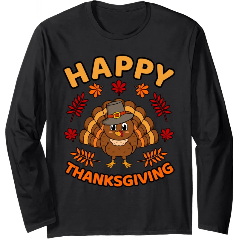 Happy Thanksgiving Fun Turkey Hoodie