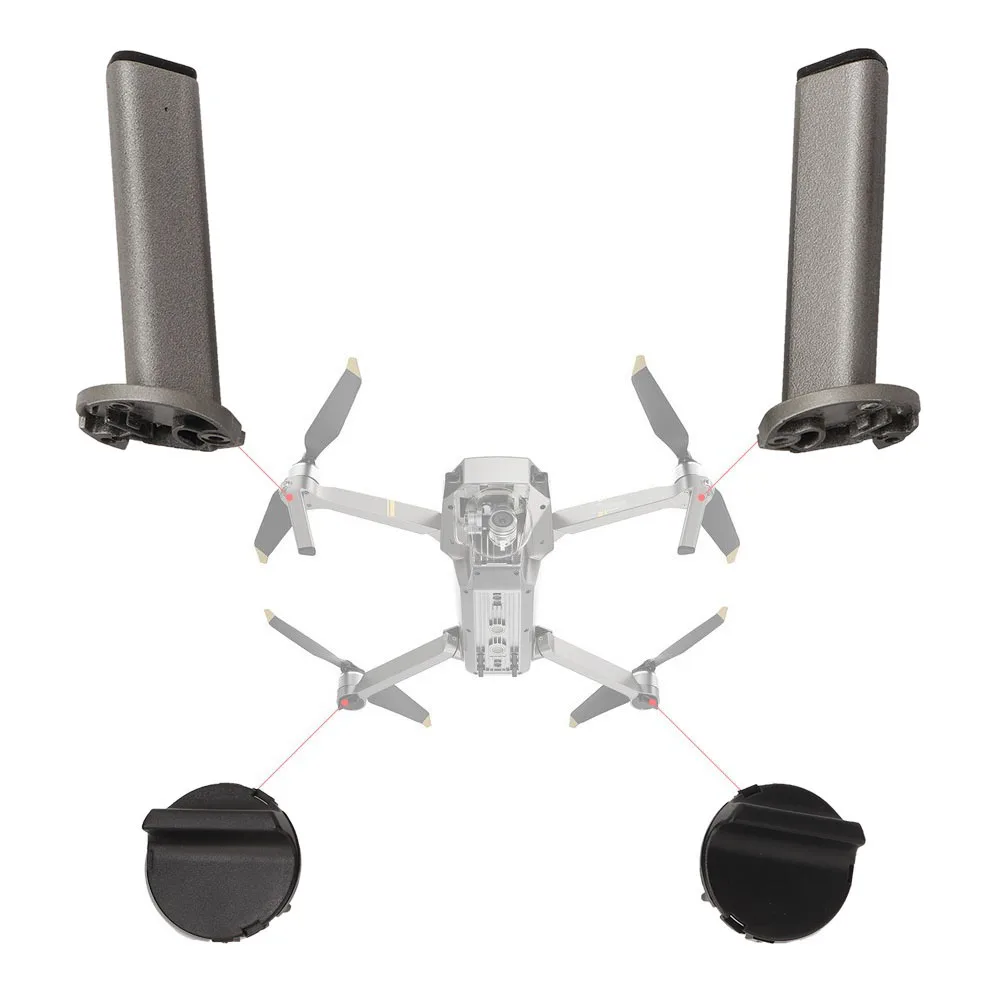 Kit de train d'atterrissage ABS 2 pièces/4 pièces, support avant et arrière, pièces de réparation, accessoire pour DJI PRO