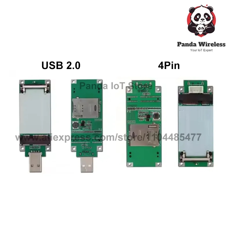 

Адаптер Mini PCIe к USB 2.0, плата передачи LTE, макетная плата для модуля 4G Quectel EC25 EG25-G SIM7600SA MC7455 ME909S-821