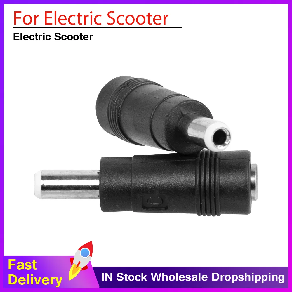 E-Scooter Connector For Dc Power Adapter Connector Plug Conversion Head Jack Female Socket 5.5*2.1mm Turn To Male 5.5*2.5mm