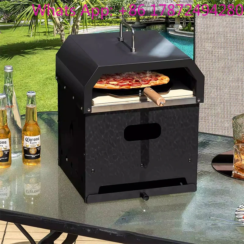 

Outdoor American Grill Pizza Oven 12 Inch Wood Fired Grill outdoor portable charcoal barbecue grill