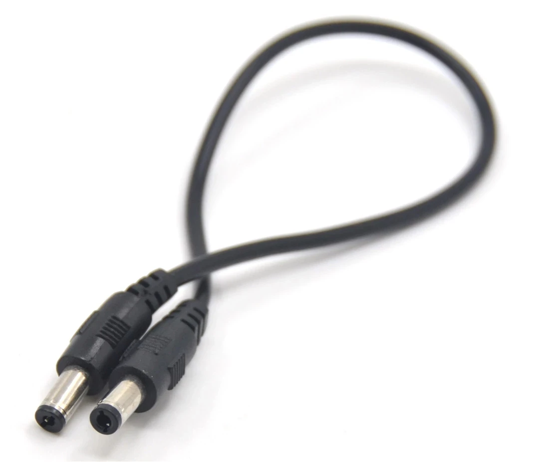 

5.5mm * 2.5mm Male To 5.5mm * 2.1mm Male DC Connector Interface Conversion Cable For Vitesun 12V-24V Step-Down Cable