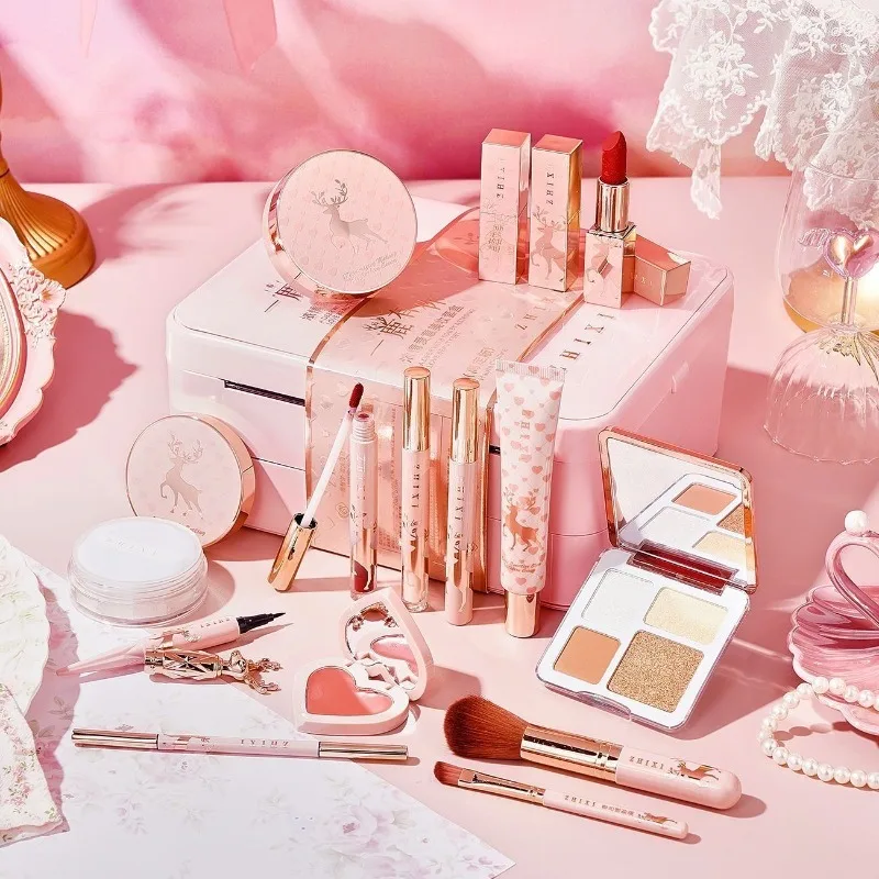 12 Piece Beauty Gift Set Makeup Kit All in Full Face Skincare The Ultimate Birthday Or Valentine's Day Surprise for Her